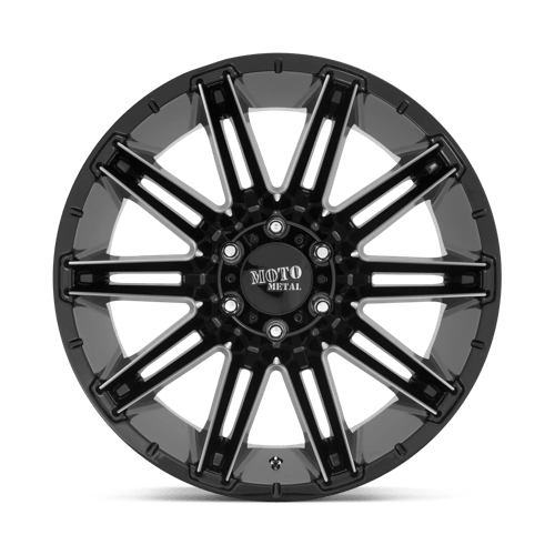 Moto Metal Mo998 Kraken 20x9 8x180 0 124.2 Gloss Black Milled