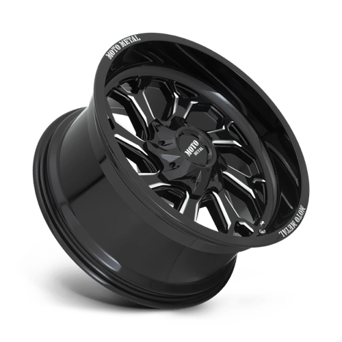Moto Metal Mo999 20x10 5x139.7 / 5x150 -18 110.1 Noir Brillant Fraisé