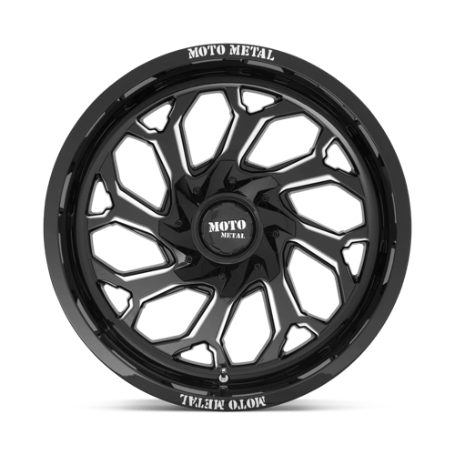 Moto Metal Mo999 20x10 5x127 / 5x139.7 -18 78.1 Gloss Black Milled
