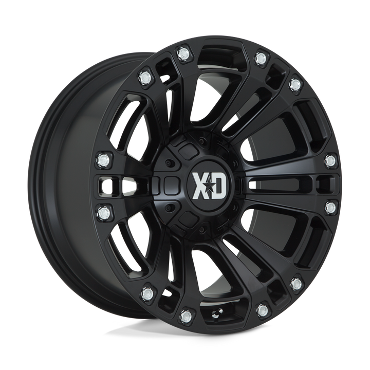 XD Wheels Xd851 Monster 3 20x10 8x165.1 -18 125.1 Noir satiné