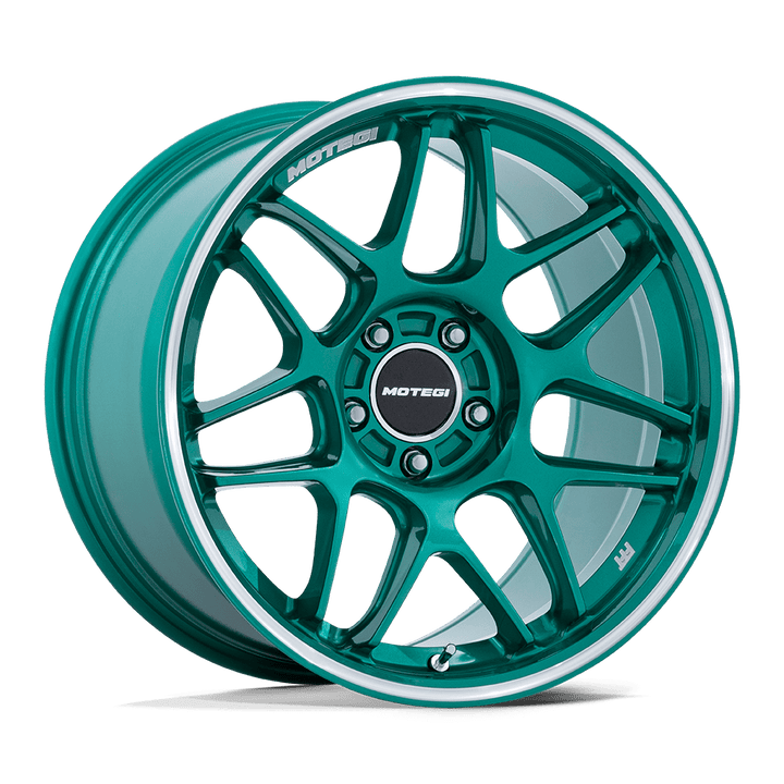 Motegi Mr158 Tsubaki 18x10.5 5x120 35 74.1 Hokkaido Green W/ Machined Lip