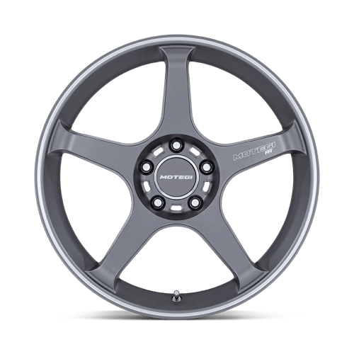 Motegi Mr159 Battle V 18x8.5 5x114.3 22 72.56 Gunzilla W/ Machined Lip Stripe