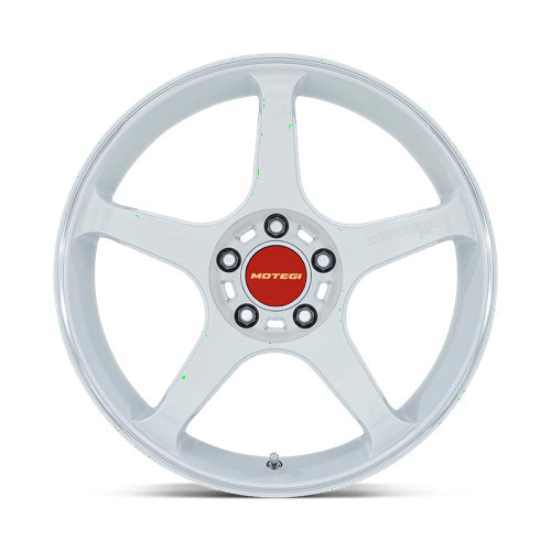 Motegi Mr159 Battle V 18x8.5 5x100 30 56.15 Matsuri White Pearl W/ Machined Lip Stripe