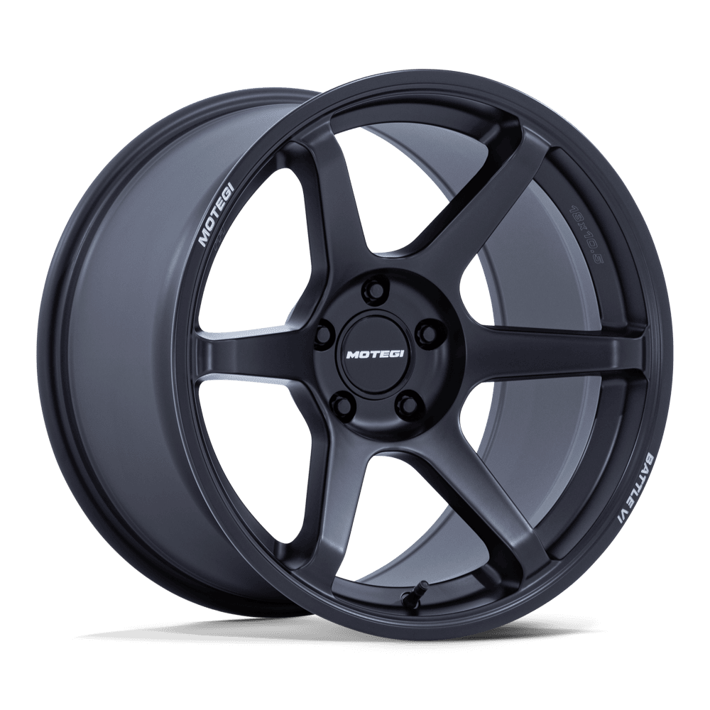 Motegi Mr160 Battle Vi 18x9.5 5x114.3 0 72.56 Matte Blackbird Metallic