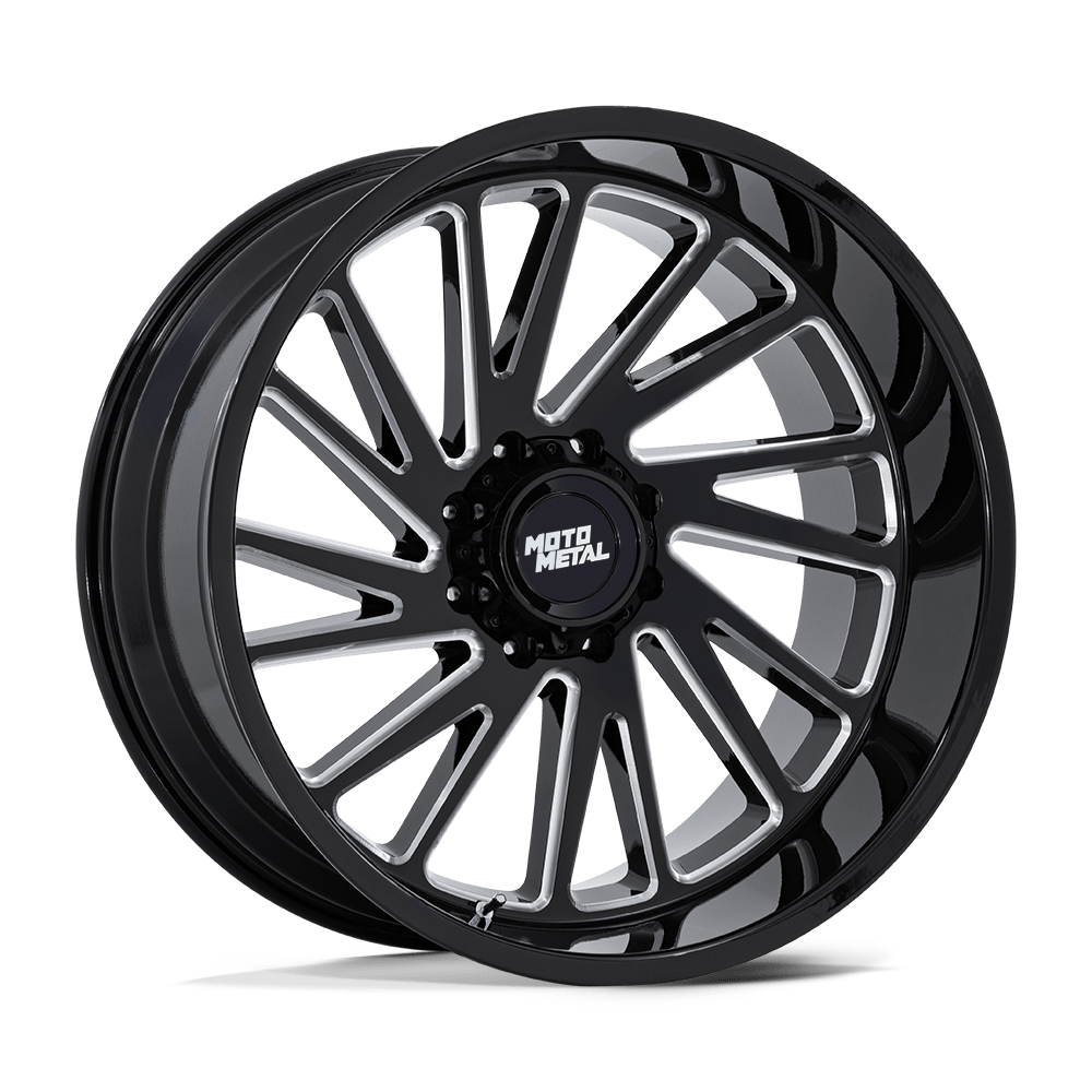 Moto Metal Mo811 Combat 20x10 6x139.7 -18 106.1 Gloss Black Milled