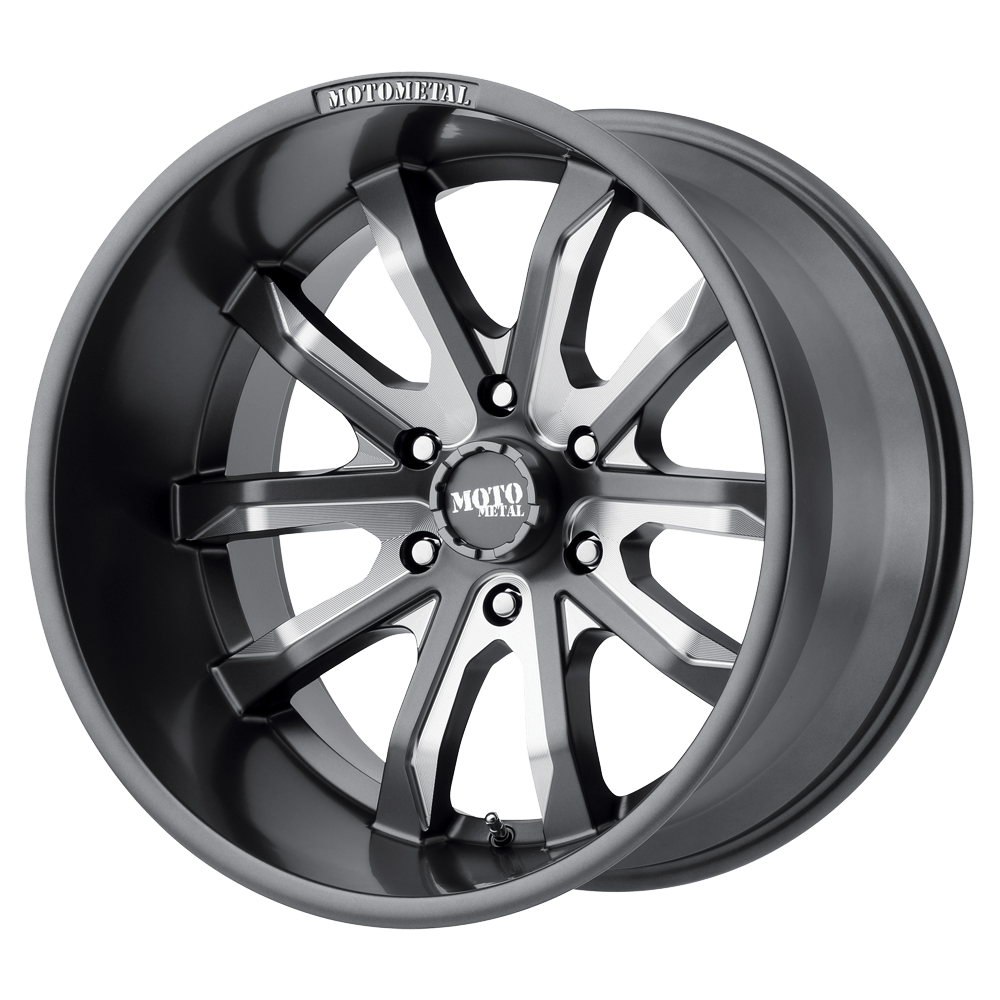 Moto Metal Mo983 Dagger 18x9 6x114.3 18 72.56 Satin Gray Milled