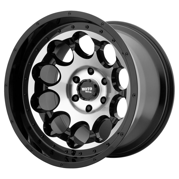 Moto Metal Mo990 Rotary 20x9 5x139.7 0 78.1 Gloss Black Machined