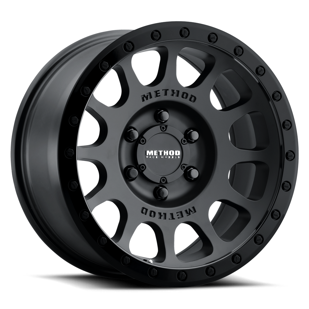 Method Race Wheels MR305 NV 18x9 6x139.7 18 108 Matte Black - Gloss Black Lip