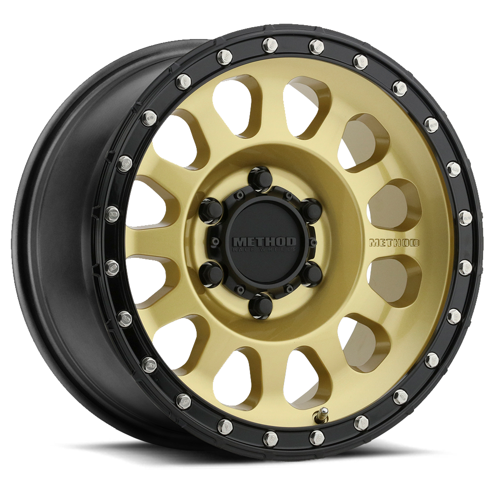 Method Race Wheels MR315 17x8.5 6x139.7 0 106.25 Gold - Black Lip