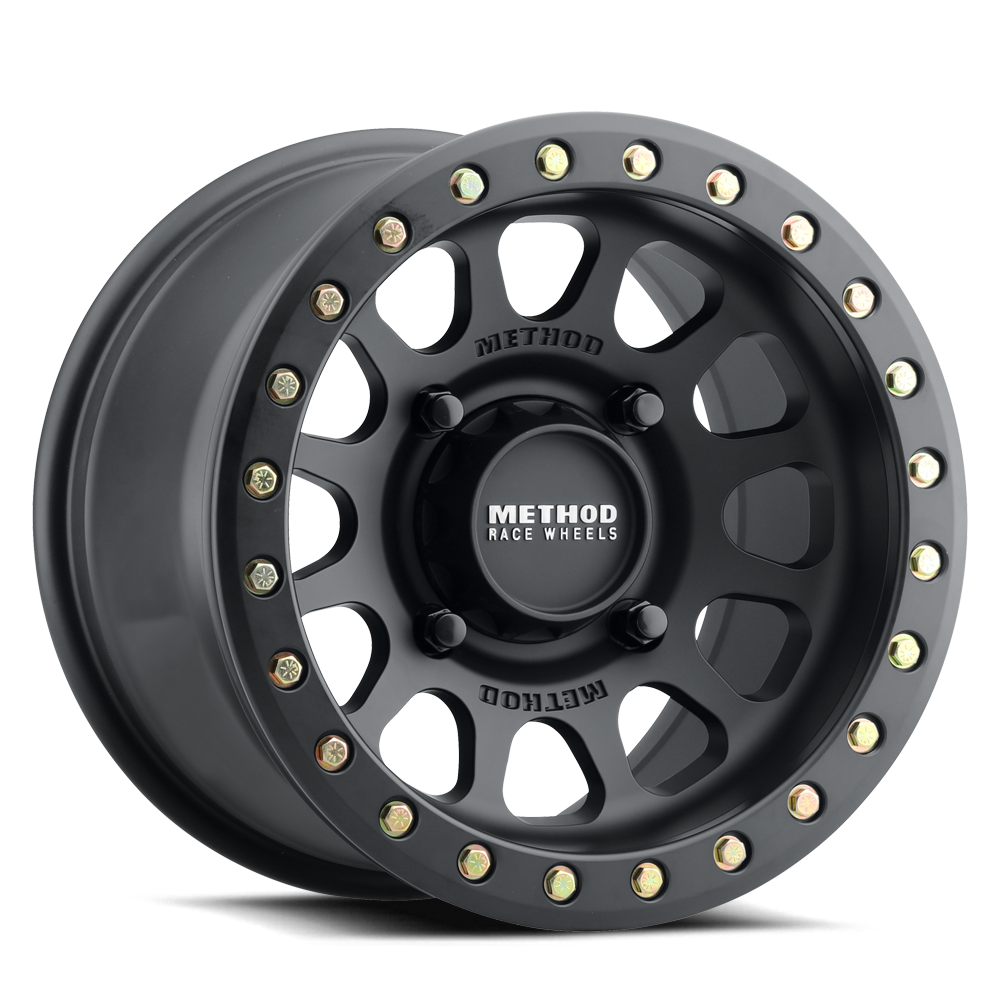 Method Race Wheels MR401 UTV Beadlock 15x10 4x136 25 106 Matte Black