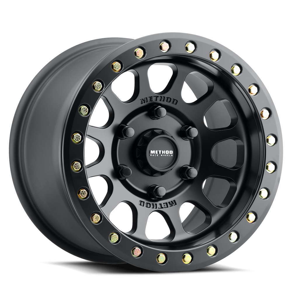 Method Race Wheels MR401 UTV Beadlock 15x10 6x139.7 25 81.8 Matte Black