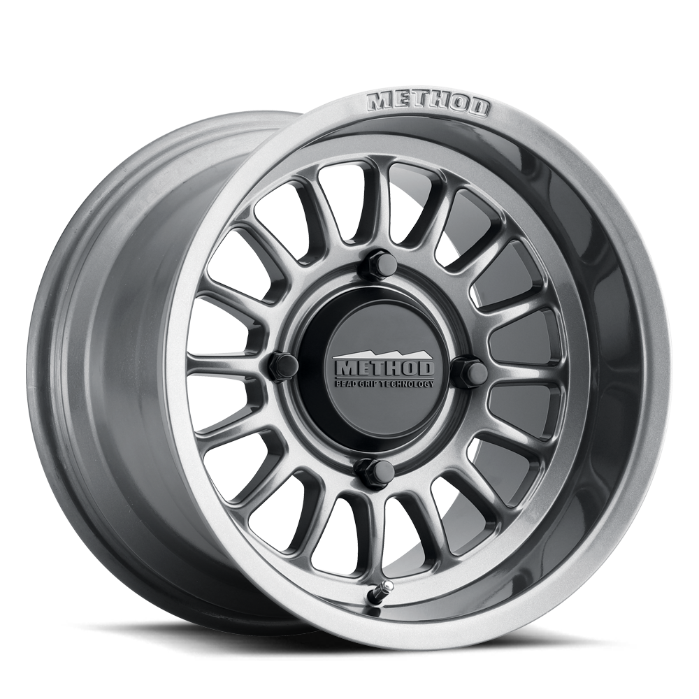 Method Race Wheels MR411 Bead Grip 15x7 4x136 38 106.25 Gloss Titanium