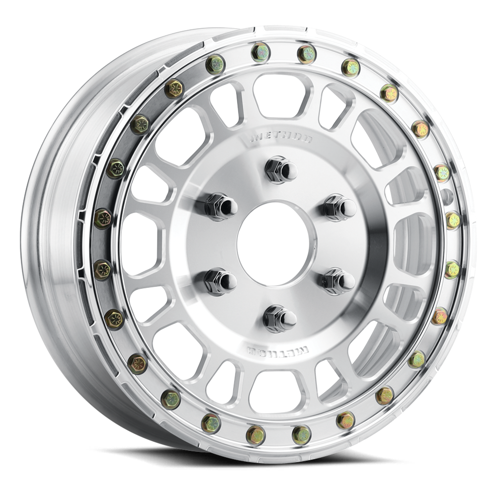 Method Race Wheels MR412 Beadlock 15x5 6x139.7 43 78.3 Machined - Raw