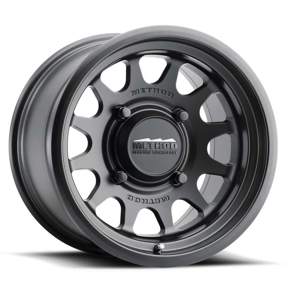 Method Race Wheels MR414 Bead Grip 15x7 4x136 38 106 Matte Black