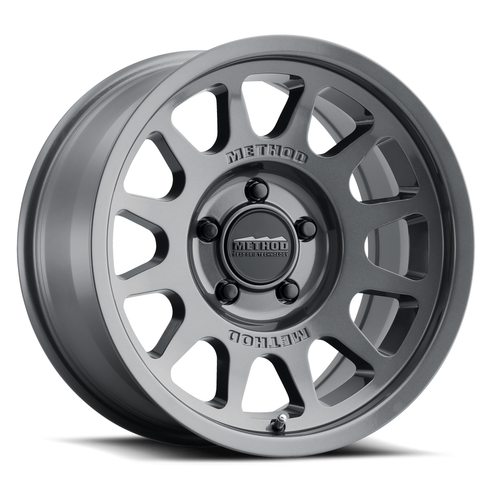 Method Race Wheels MR703 Bead Grip 17x9 5x139.7 -12 108 Gloss Titanium