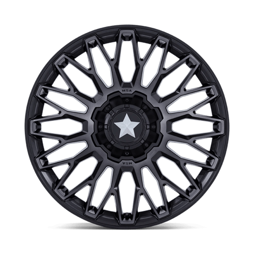 Roues tout-terrain MSA M50 Clubber 24x7 4x137 / 4x156 0 110.1 Noir mat Ddt