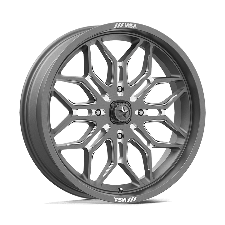 MSA Offroad Wheels M47 Sniper 18x7 4x137 10 96 Gunmetal Milled