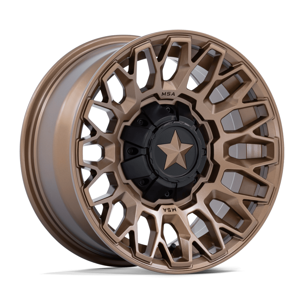 MSA Off-Road M50 Clubber Utv 15x7 5x114.3 10 72.56 Matte Bronze