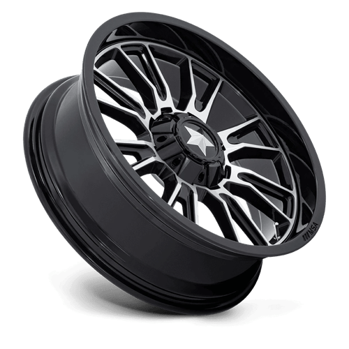 MSA Offroad Wheels M51 Thunderlips 20x7 5x114.3 0 72.56 Gloss Black Machined