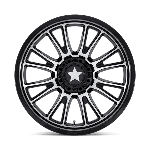 Roues tout-terrain MSA M51 Thunderlips 15x7 5x114.3 10 72.56 Noir brillant usiné