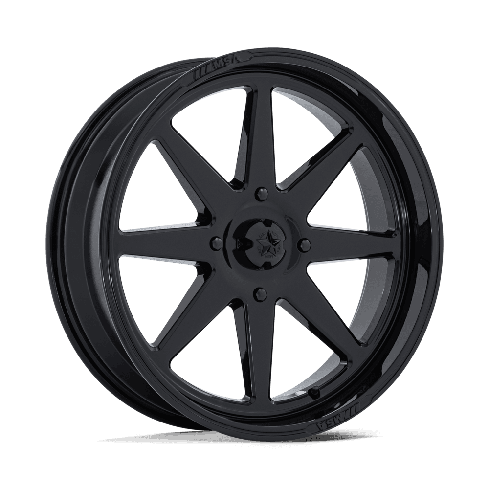 MSA Off-Road M54 Spark Utv 15x7 4x156 10 115.1 Gloss Black