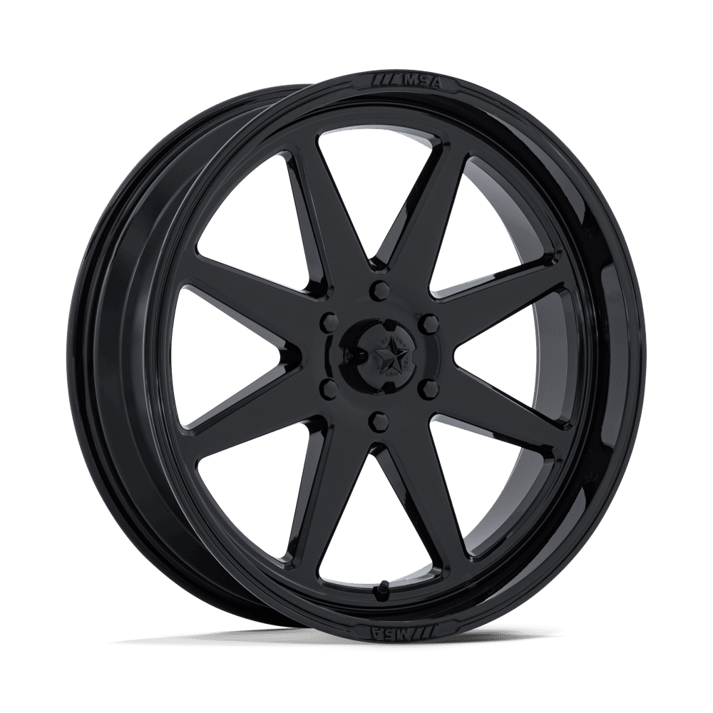 MSA Off-Road M54 Spark Utv 22x7 6x139.7 0 100.3 Gloss Black