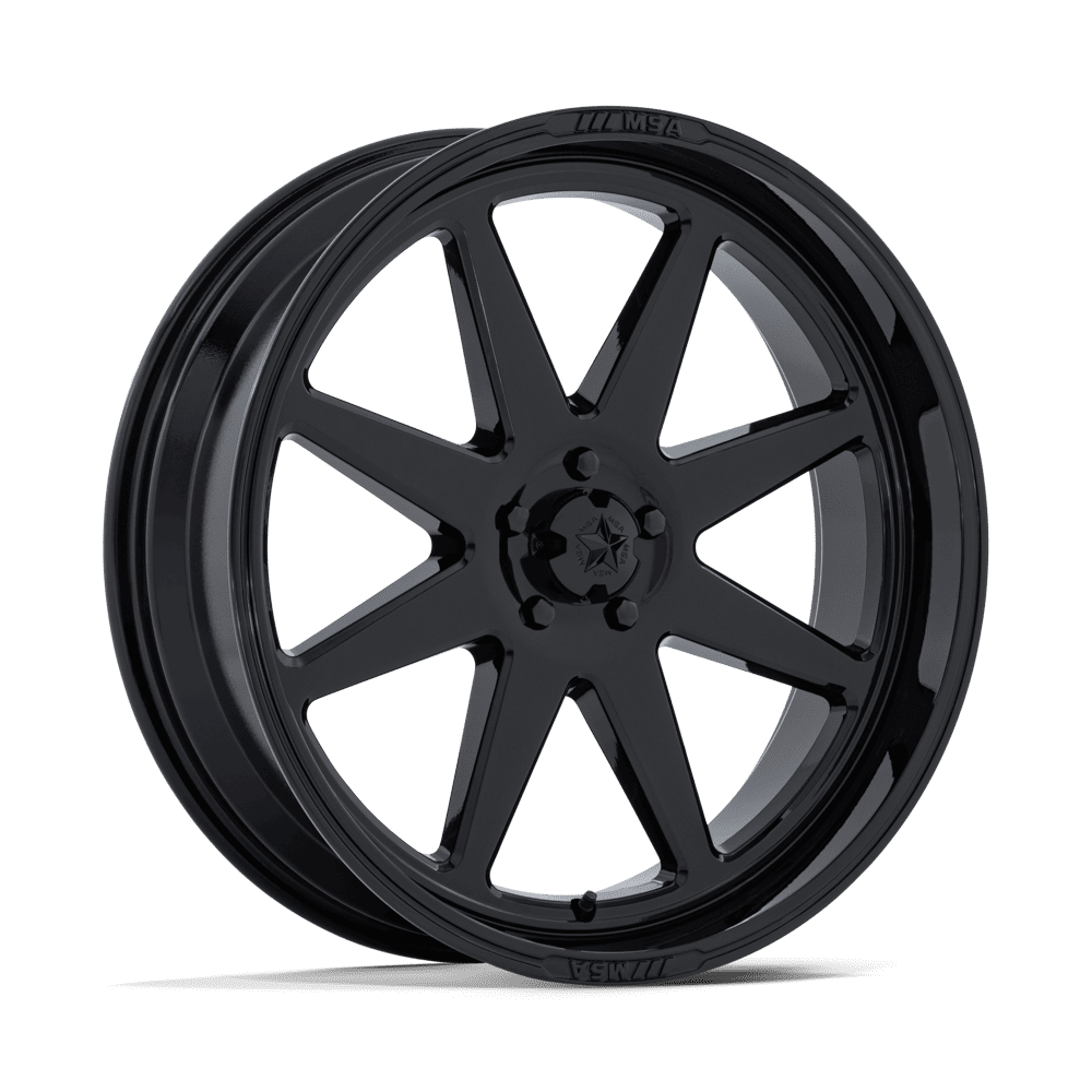 MSA Off-Road M54 Spark Utv 24x7 5x114.3 0 72.56 Gloss Black