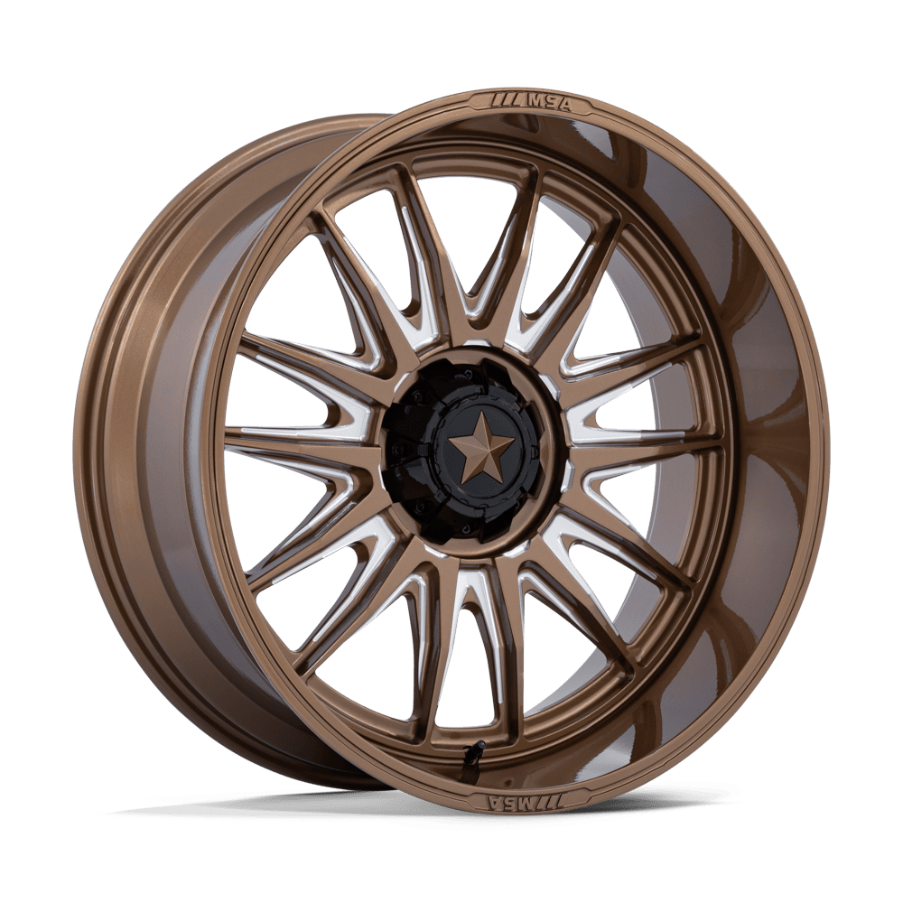 MSA Off-Road M55 Commander Utv 24x10 5x114.3 -25 72.56 Gloss Bronze Milled