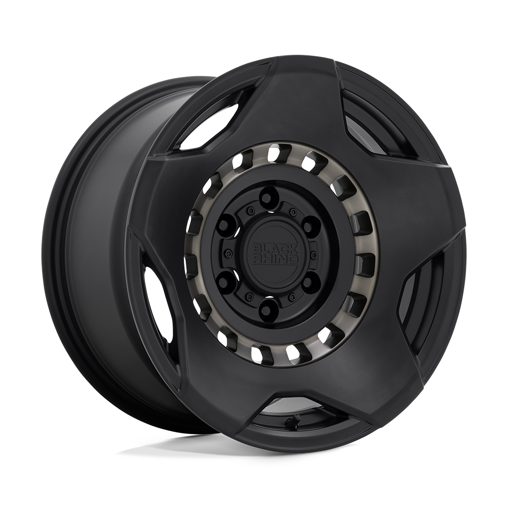 Black Rhino Muzzle 17x9 6x135 0 87.1 Matte Black W / Machined Tinted Ring