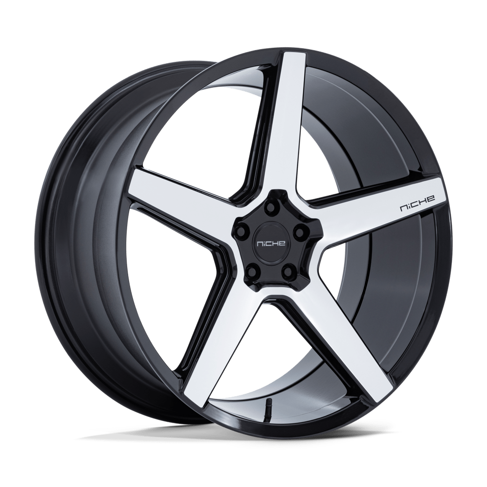 Niche Nc283 Modena 20x10.5 5x114.3 38 72.56 Gloss Black Machined Face