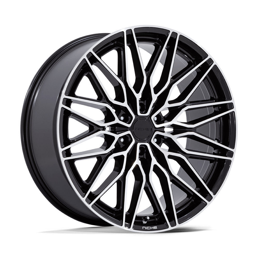 Niche 1PC Nc278 Calabria 6 20x9.5 6x139.7 30 106.1 Gloss Black Machined