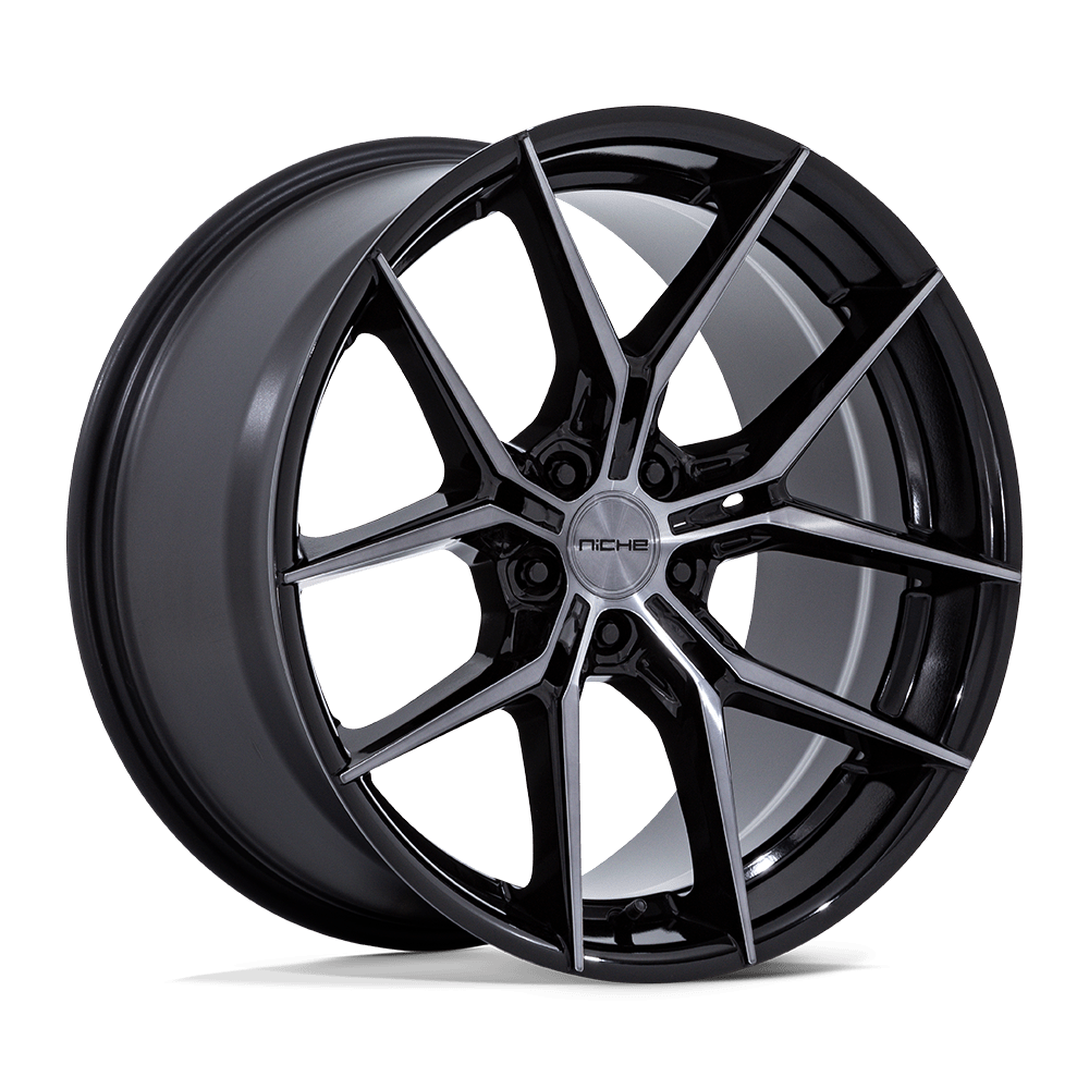 Niche Nc279 Prodigy 5 22x9 5x120 27 74.1 Gloss Black Dark Tinted Clear