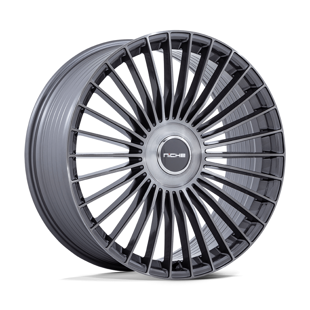 Niche Nc282 Serene 20x9 5x112 / 5x120 20 72.56 Gloss Titanium Brushed