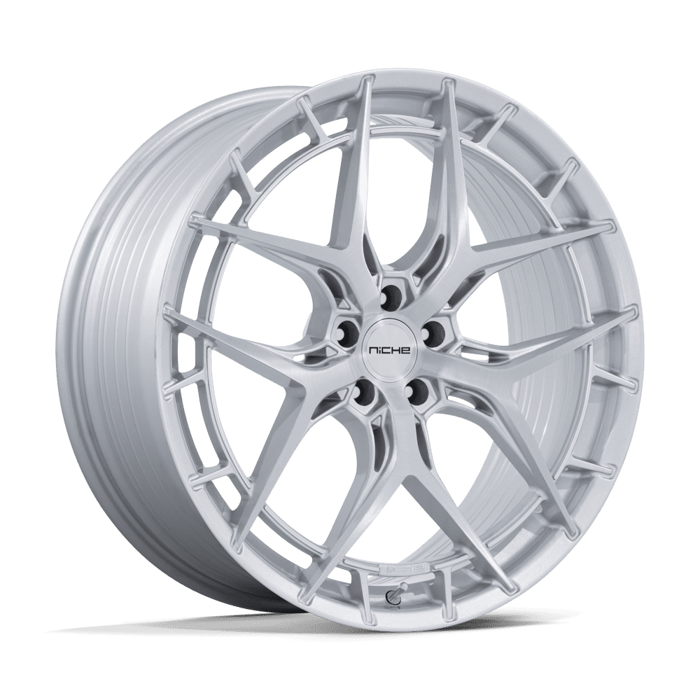 Niche Nc286 Riviera 20x9 5x112 45 72.56 Gloss Silver Brushed Face