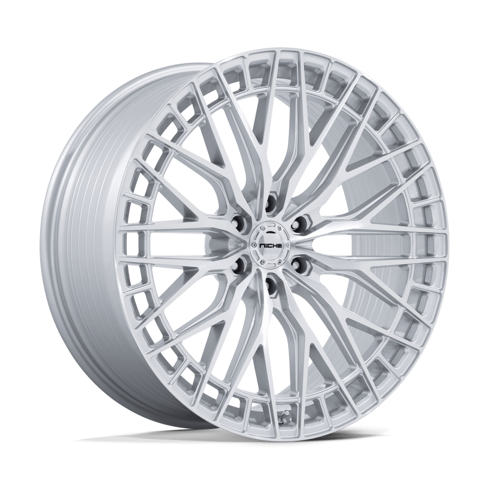 Niche Nc288 Genoa 24x10 6x135 30 87.1 Gloss Silver Machined Face