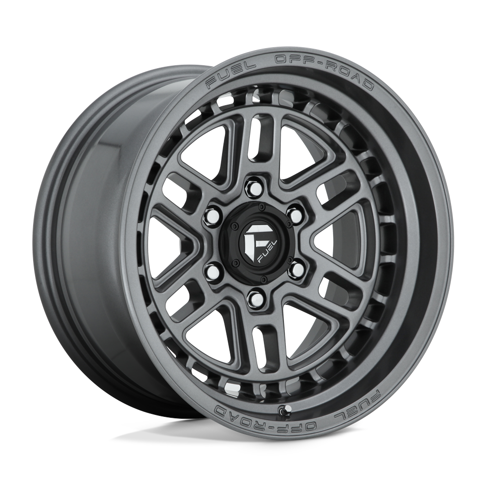 CARBURANT TOUT-TERRAIN D668 NITRO 17X9 6X139.7 -12 106.1 MAT GUN METAL