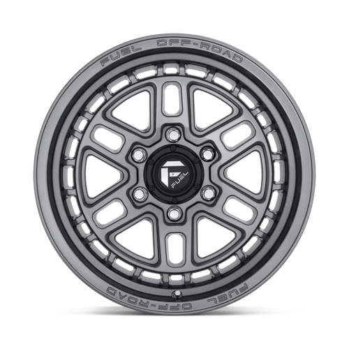 CARBURANT TOUT-TERRAIN D668 NITRO 17X9 6X139.7 -12 106.1 MAT GUN METAL