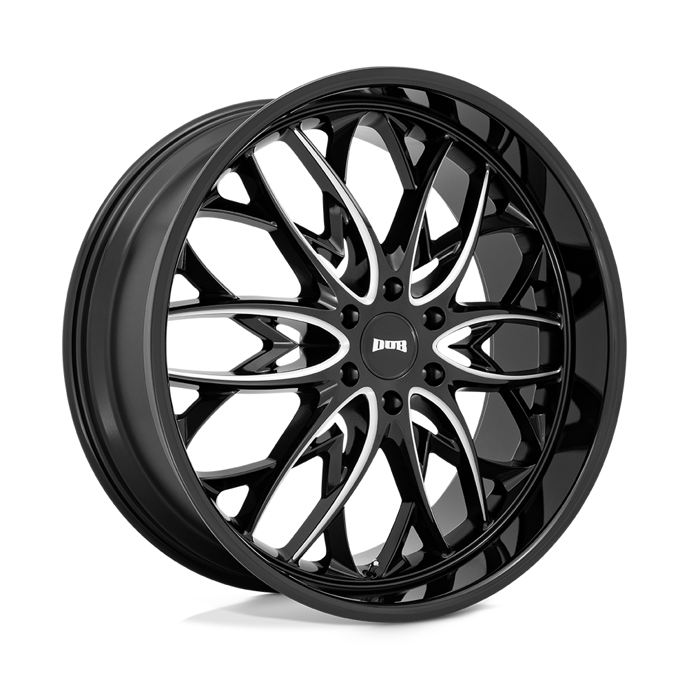 Dub 1pc S263 Og 24x10 6x135 30 87.1 Gloss Black Milled