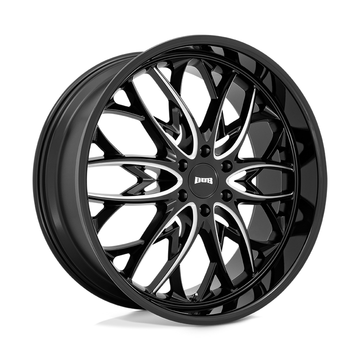 Dub 1pc S263 Og 24x10 6x135 30 87.1 Gloss Black Milled