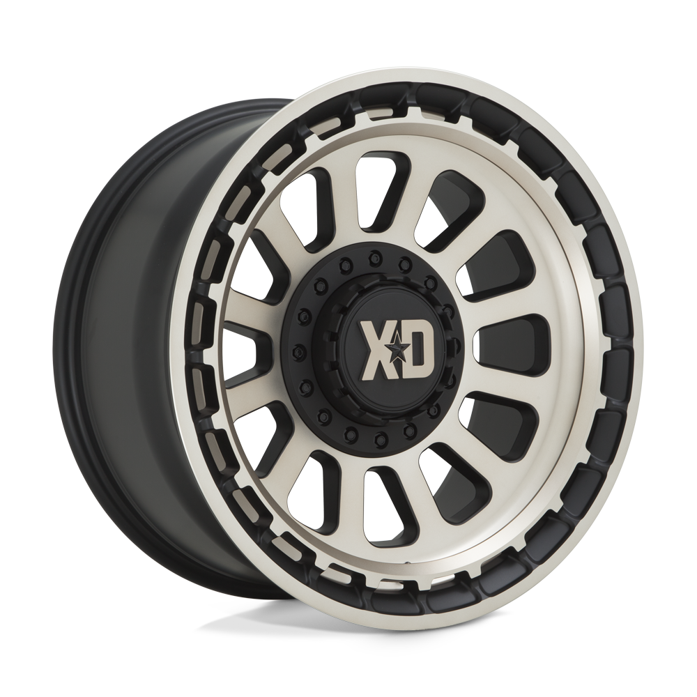 XD Wheels Xd856 Omega 20x10 5x127 / 5x139.7 -18 78.1 Satin Black With Bronze Tint