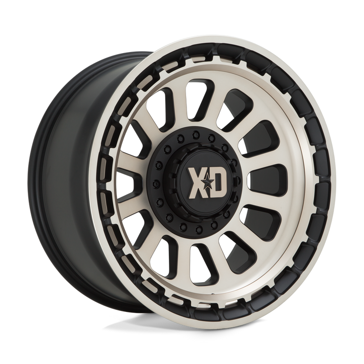 XD Wheels Xd856 Omega 20x10 5x127 / 5x139.7 -18 78.1 Satin Black With Bronze Tint