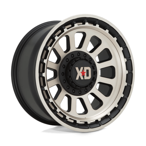 XD Wheels Xd856 Omega 20x10 5x139.7 / 5x150 -18 110.1 Satin Black With Bronze Tint