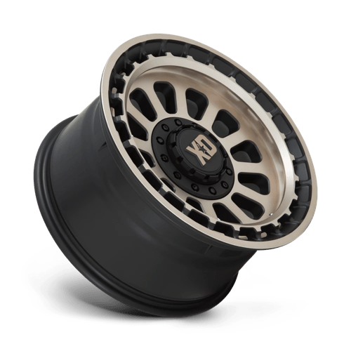 XD Wheels Xd856 Omega 17x9 6x135 / 6x139.7 0 106.1 Noir satiné avec teinte bronze