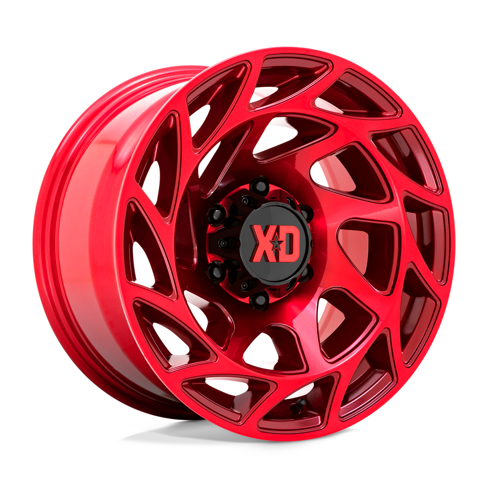 XD Wheels Xd860 Onslaught 22x12 8x170 -44 125.1 Rouge bonbon