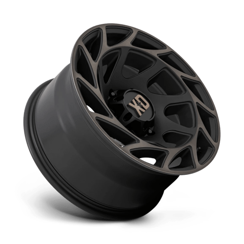 XD Wheels Xd860 Onslaught 20x10 8x165.1 -18 125.1 Noir satiné avec teinte bronze
