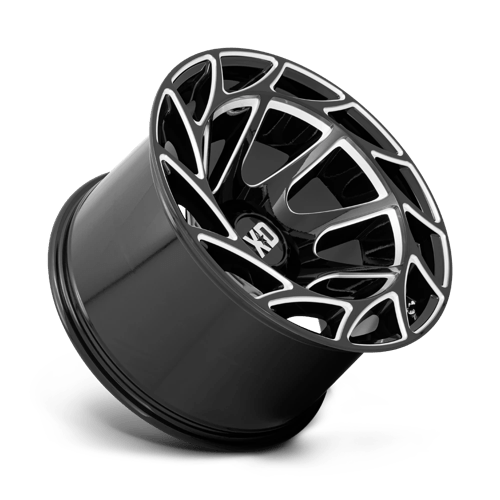 XD Wheels Xd860 Onslaught 20x12 6x139.7 -44 106.1 Noir Brillant Fraisé