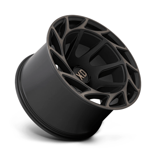 XD Wheels Xd860 Onslaught 20x12 6x139.7 -44 106.1 Noir satiné avec teinte bronze