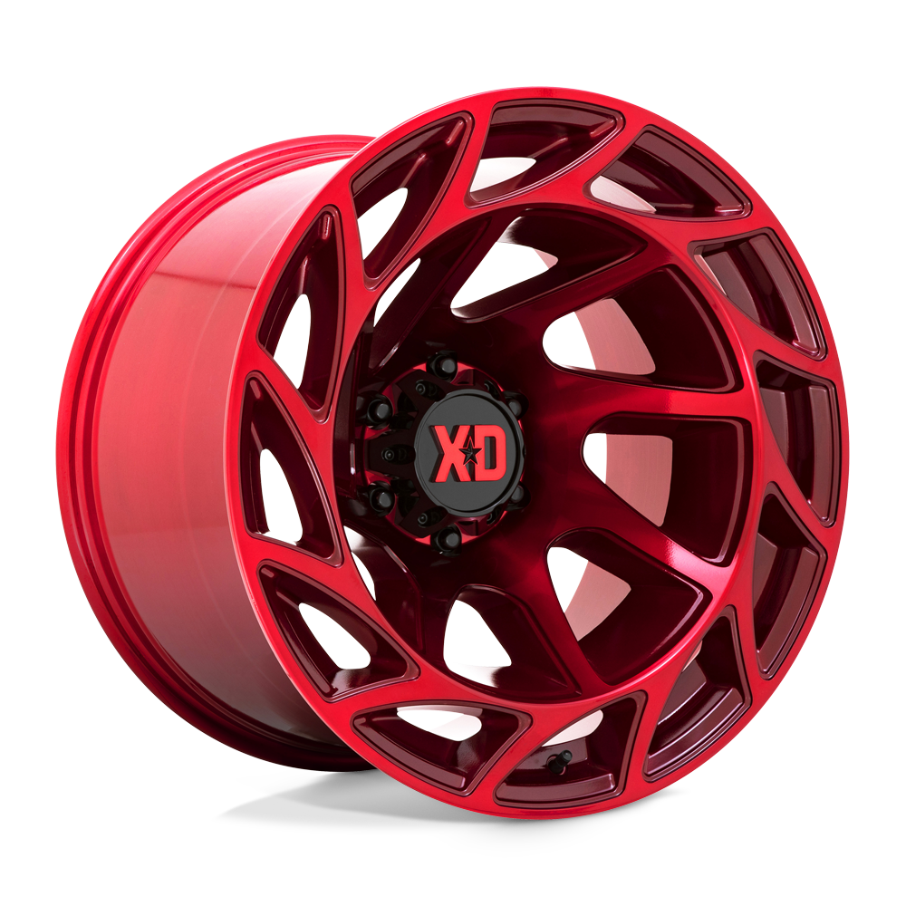 XD Wheels Xd860 Onslaught 22x12 6x139.7 -44 106.1 Candy Red
