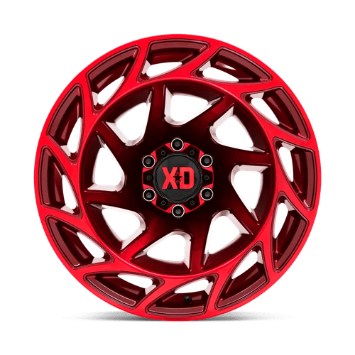 XD Wheels Xd860 Onslaught 22x12 6x139.7 -44 106.1 Candy Red