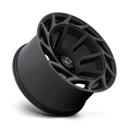 XD Wheels Xd860 Onslaught 22x12 6x139.7 -44 106.1 Noir satiné avec teinte bronze